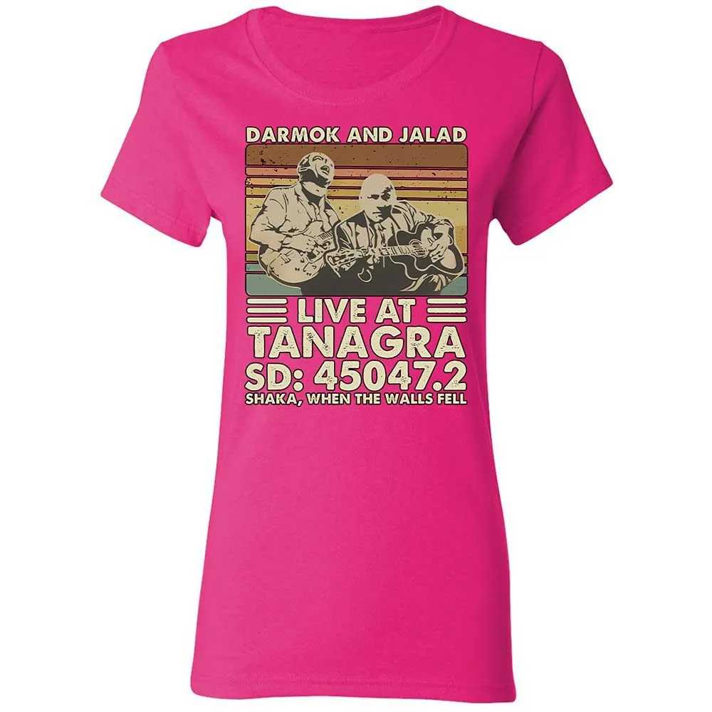 Women's T-Shirt - QCJYLHTQ - Heliconia - 5