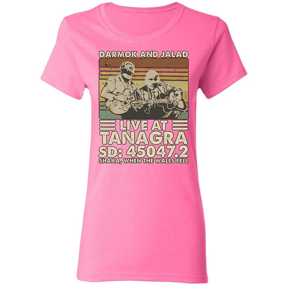 Women's T-Shirt - QCJYLHTQ - Azalea - 11