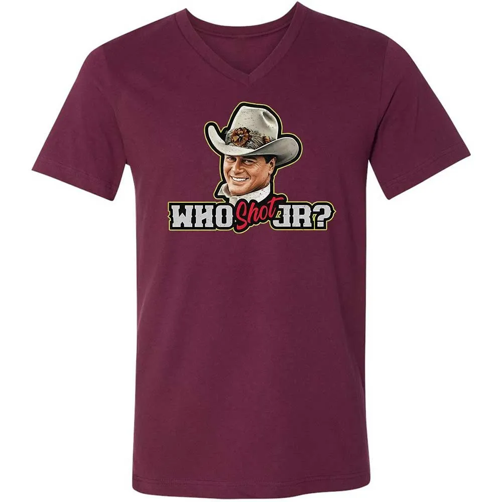 Unisex V-Neck T-Shirt - T8FZ3HSV - Maroon - 8