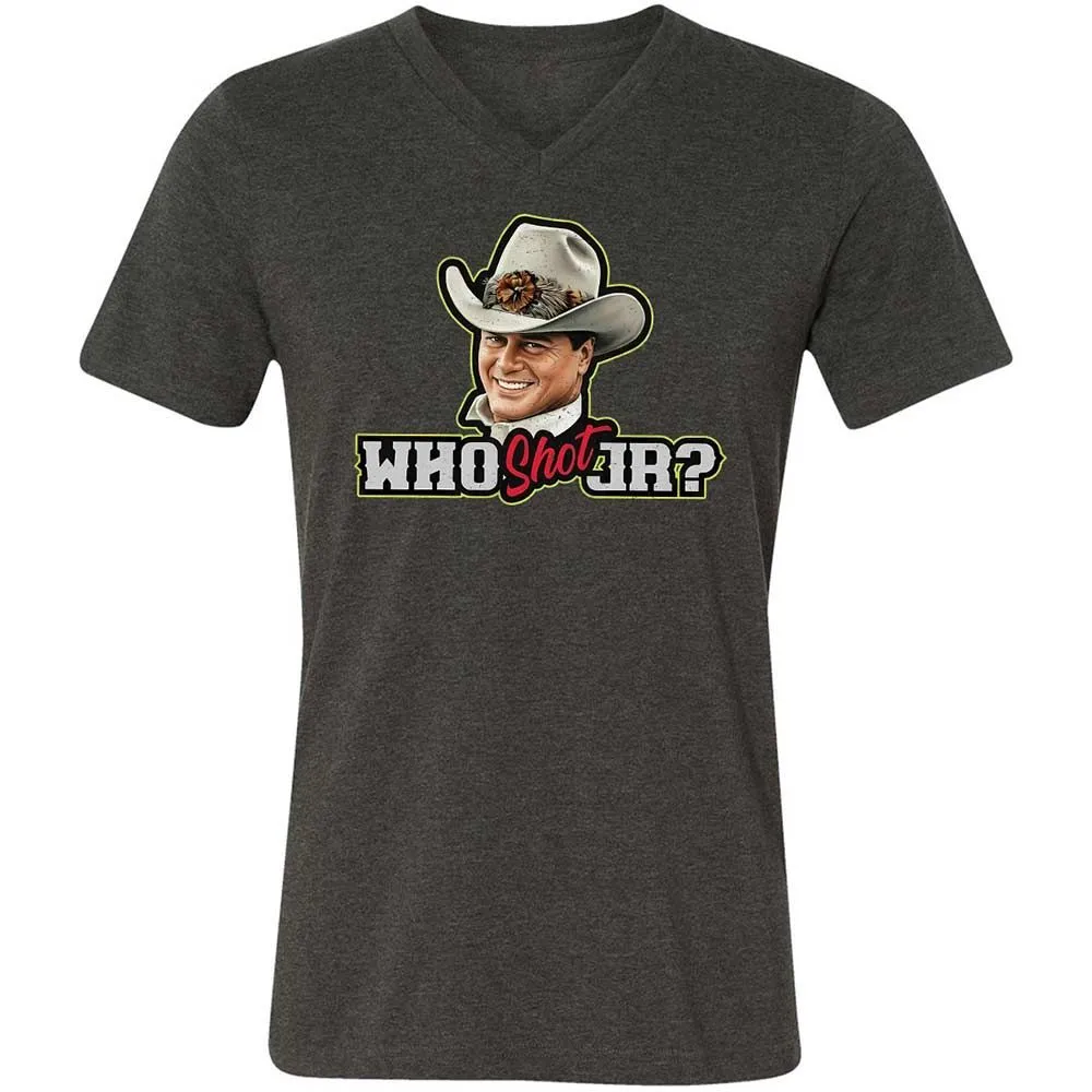 Unisex V-Neck T-Shirt - T8FZ3HSV - Dark Grey Heather - 9