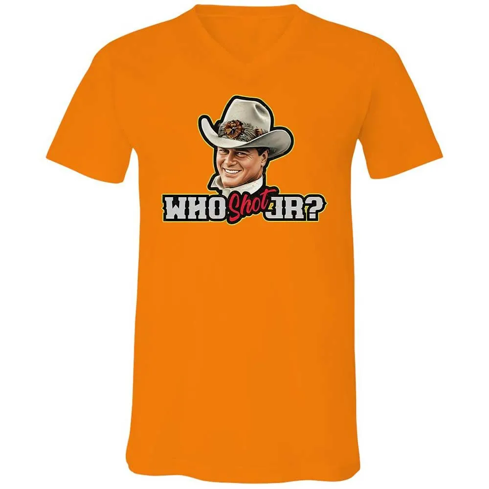 Unisex V-Neck T-Shirt - T8FZ3HSV - Orange - 12