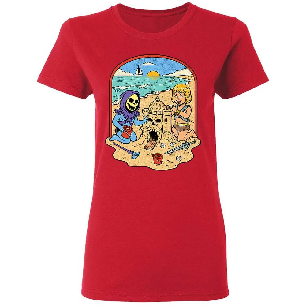Women's T-Shirt - YNUF8AXW - Red - 9