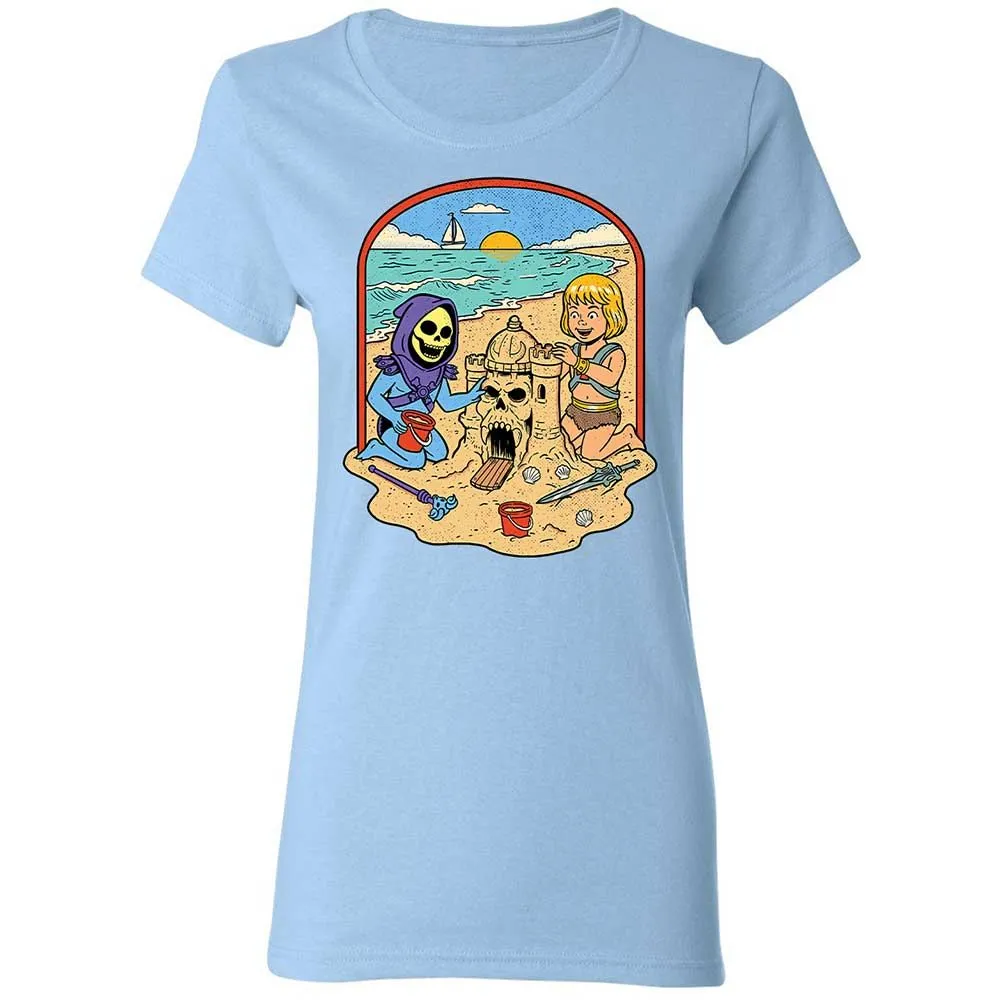 Women's T-Shirt - YNUF8AXW - Light Blue - 13
