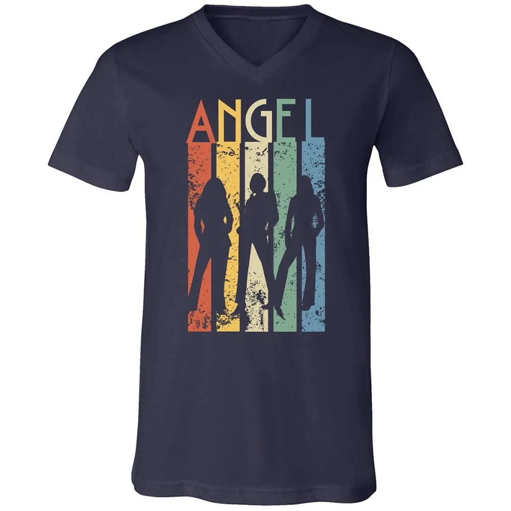 Unisex V-Neck T-Shirt - 33B4YM4W - Navy - 2