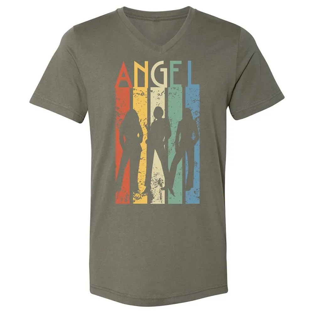 Unisex V-Neck T-Shirt - 33B4YM4W - Military Green - 11