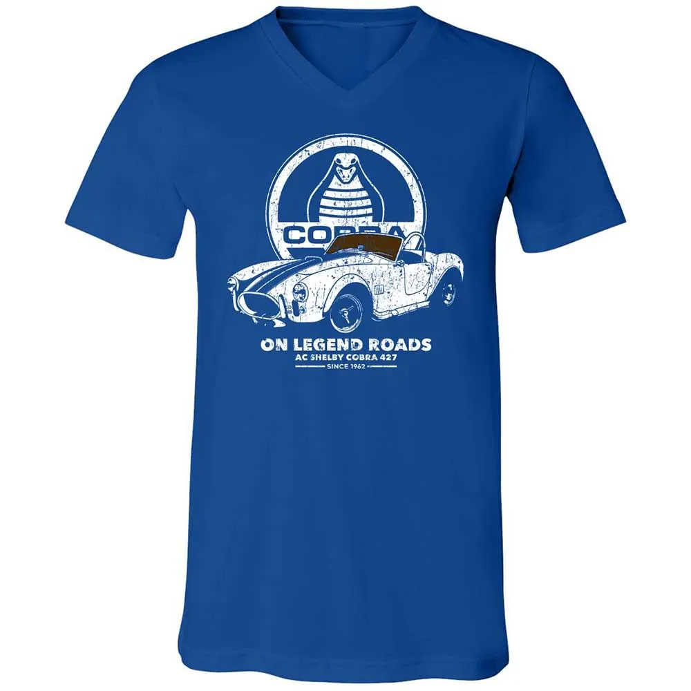 Unisex V-Neck T-Shirt - 3B31WVN8 - True Royal - 4