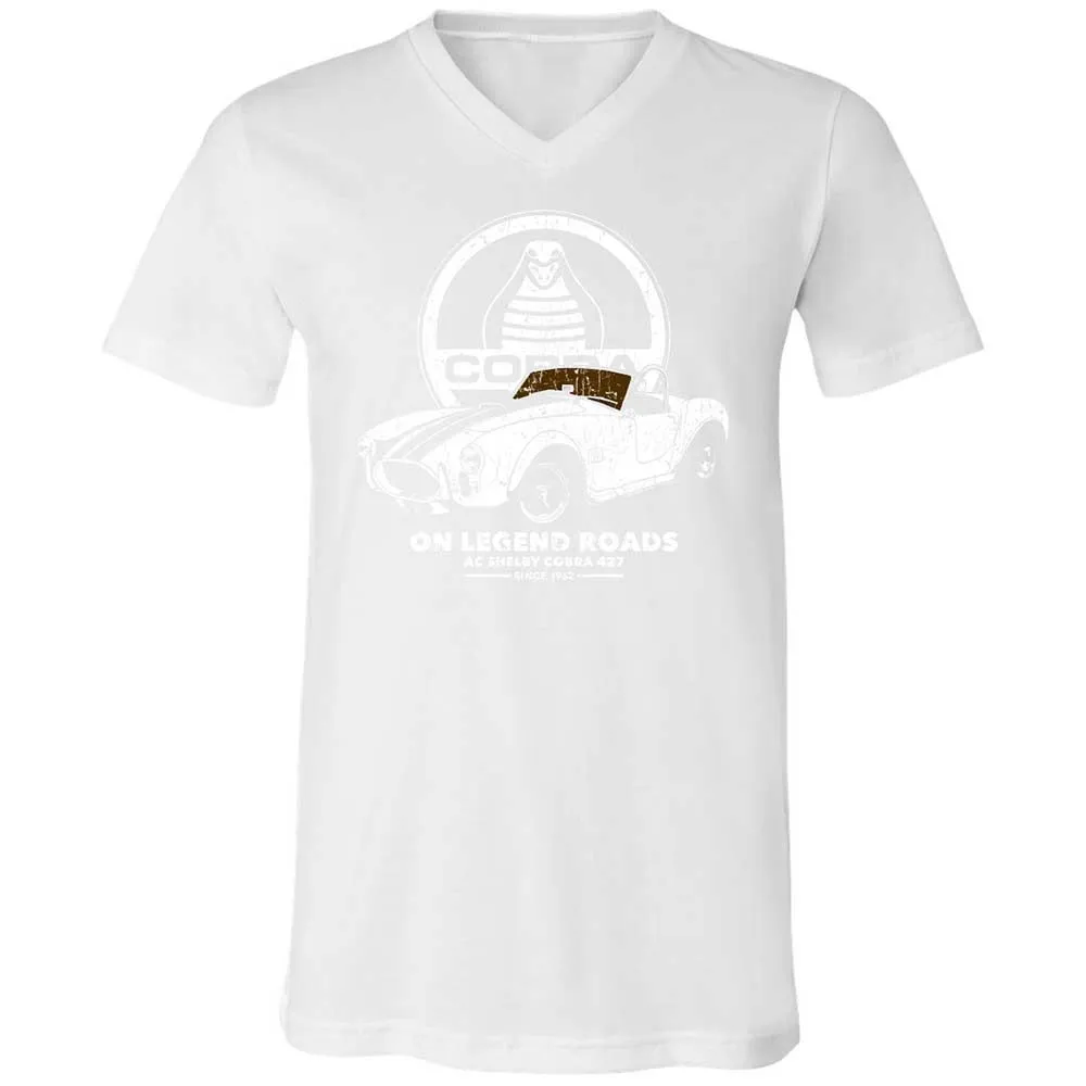 Unisex V-Neck T-Shirt - 3B31WVN8 - White - 16