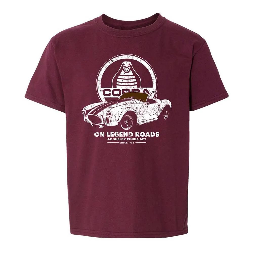 Kids T-Shirt - 9V3ZCR21 - Maroon - 14