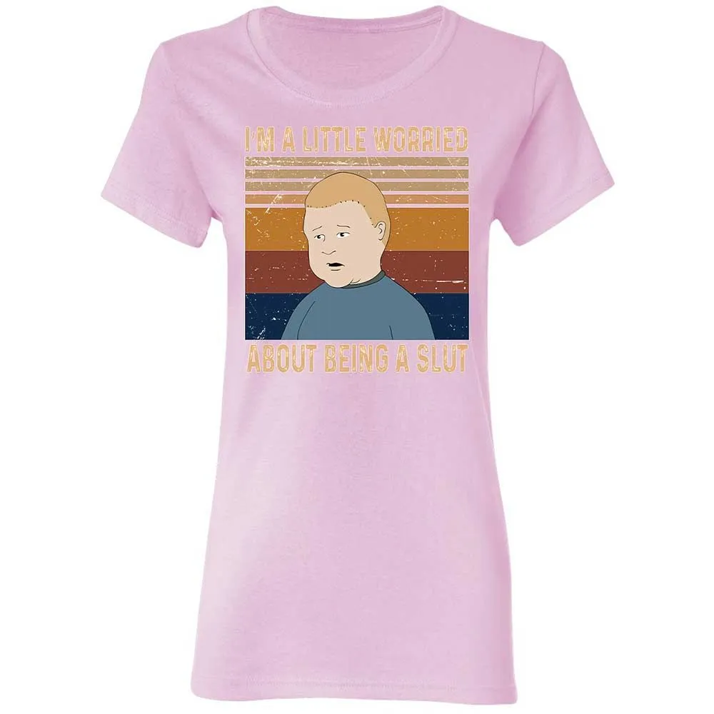 I'm a Little Worried About Being a Slut - Light Pink - 3