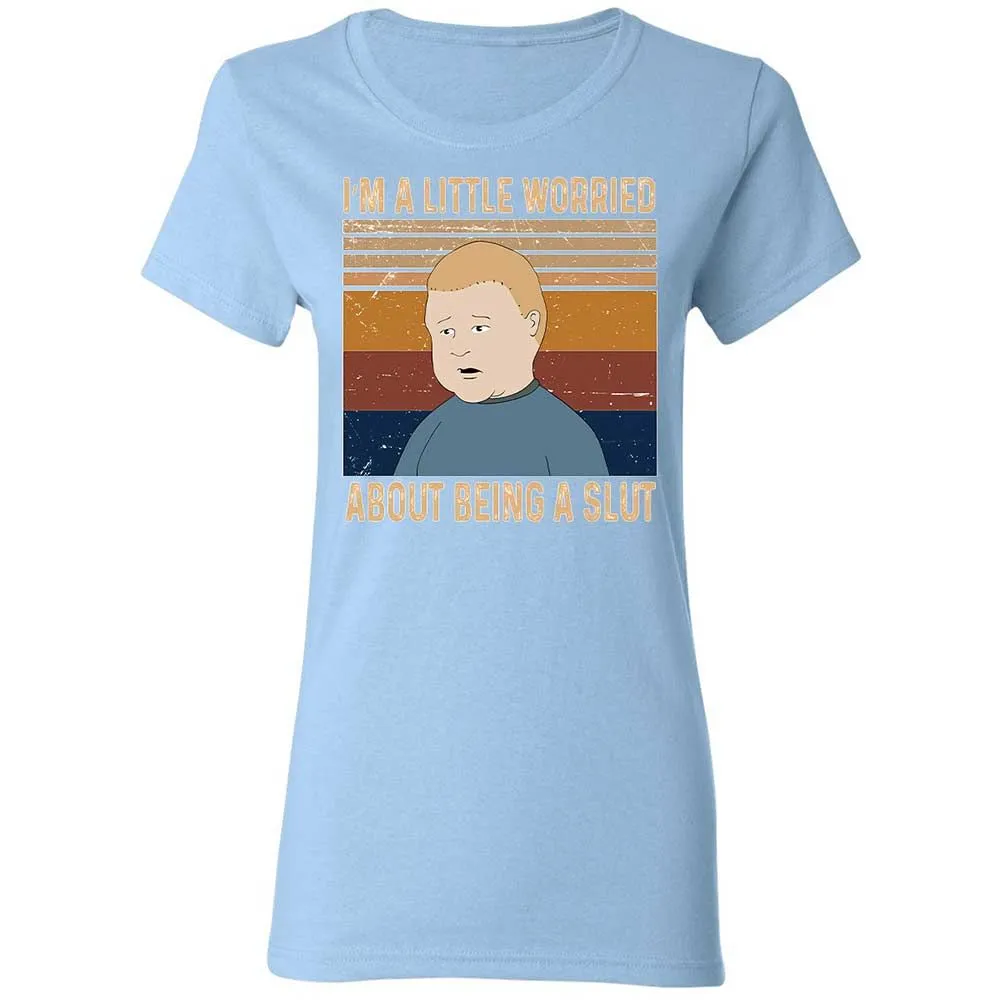I'm a Little Worried About Being a Slut - Light Blue - 6