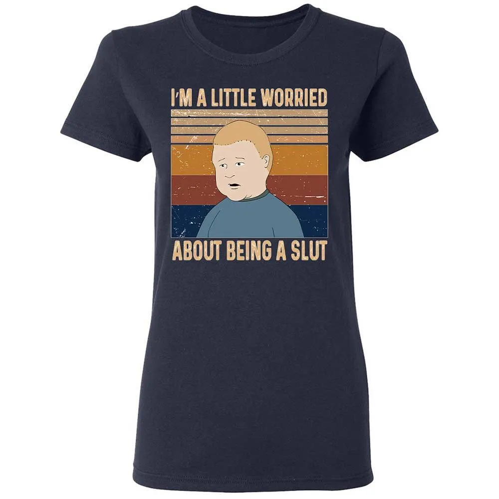 I'm a Little Worried About Being a Slut - Navy - 14