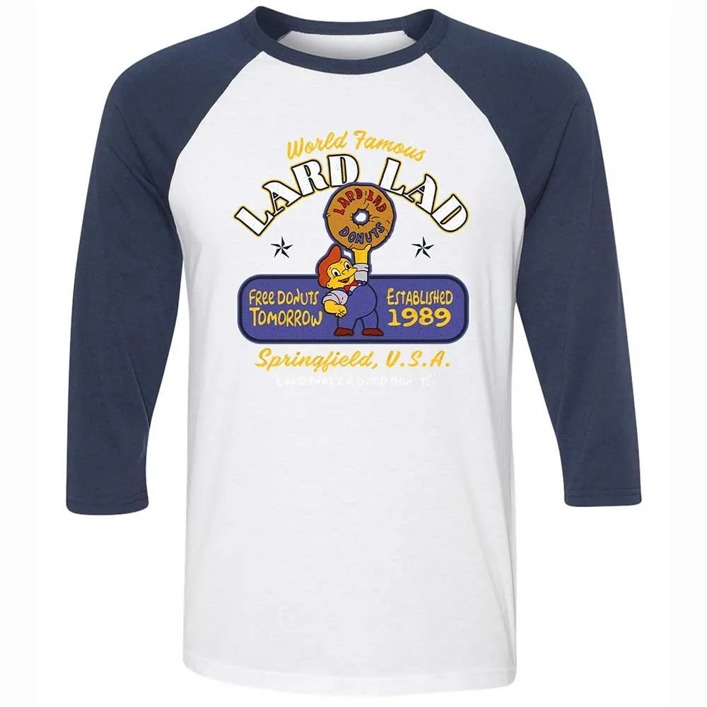 Unisex 3/4 Baseball Tee - 7GNV4PNK - White/Navy - 8