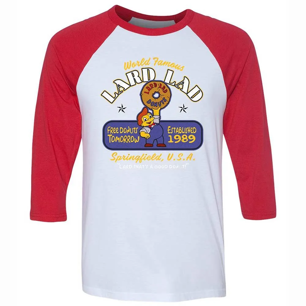Unisex 3/4 Baseball Tee - 7GNV4PNK - White/Red - 9