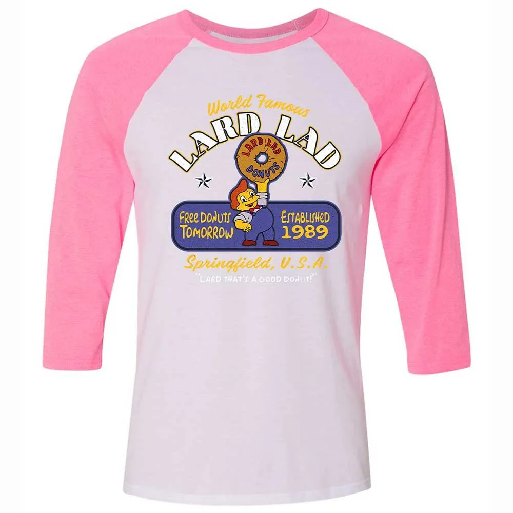Unisex 3/4 Baseball Tee - 7GNV4PNK - White/Neon Pink - 12