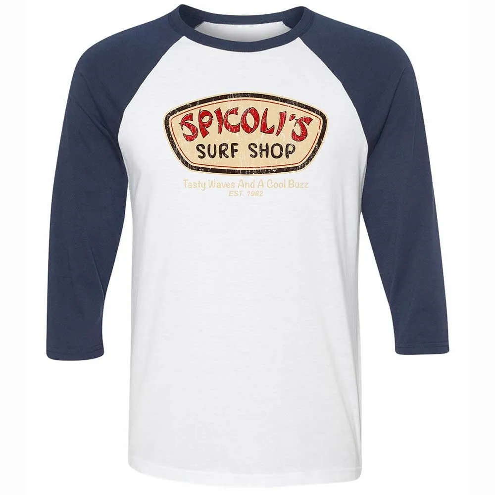 Unisex 3/4 Baseball Tee - MQ3HAT2R - White/Navy - 8