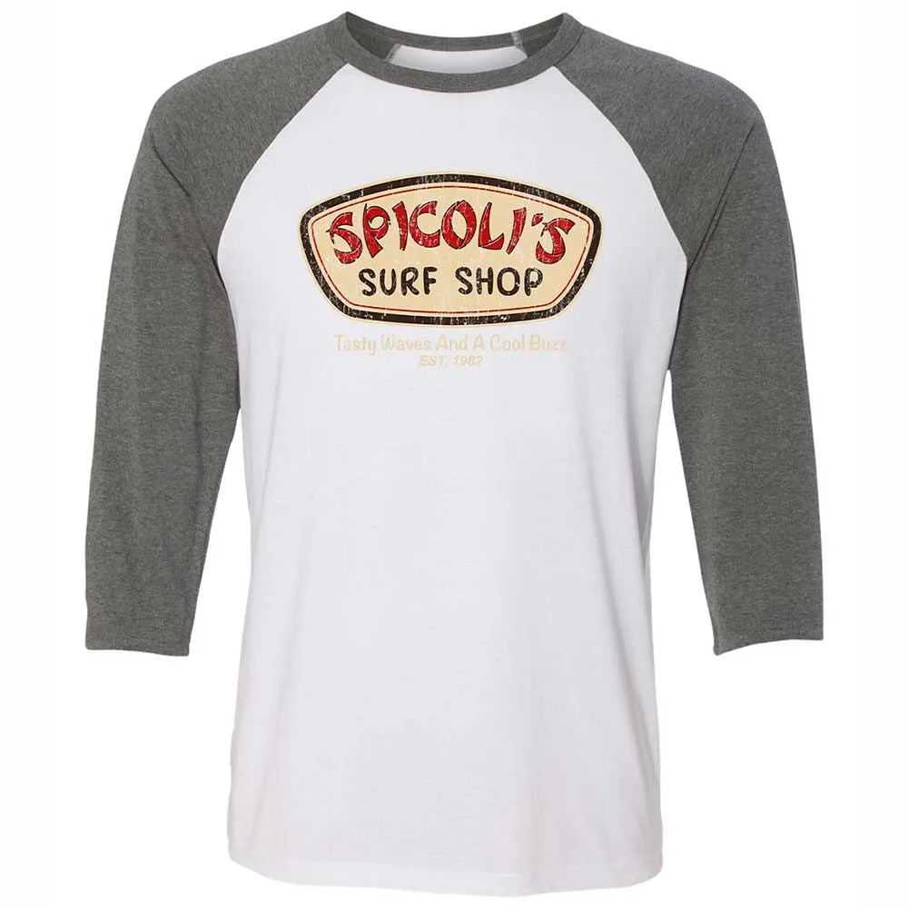 Unisex 3/4 Baseball Tee - MQ3HAT2R - White/Deep Heather - 11