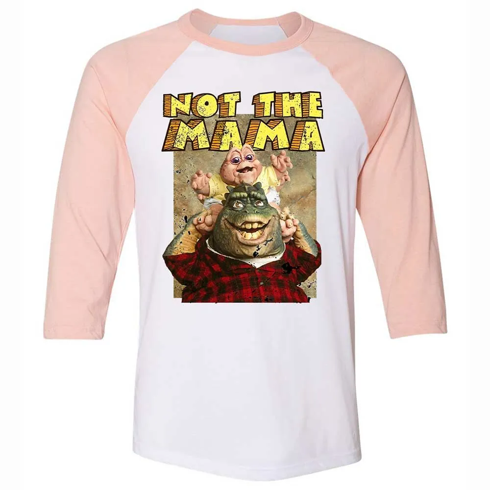 Not The Mama - White/Heather Peach - 5