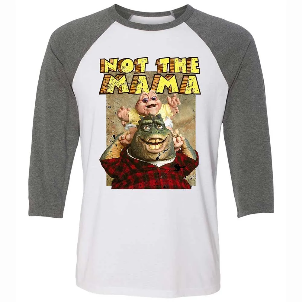 Not The Mama - White/Deep Heather - 11