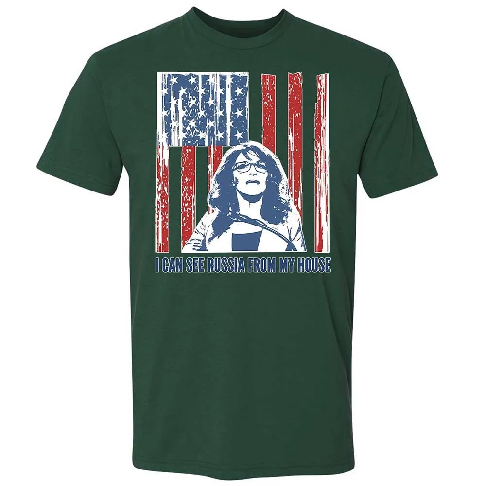 I can see Russia from my house - Forest Green - 16