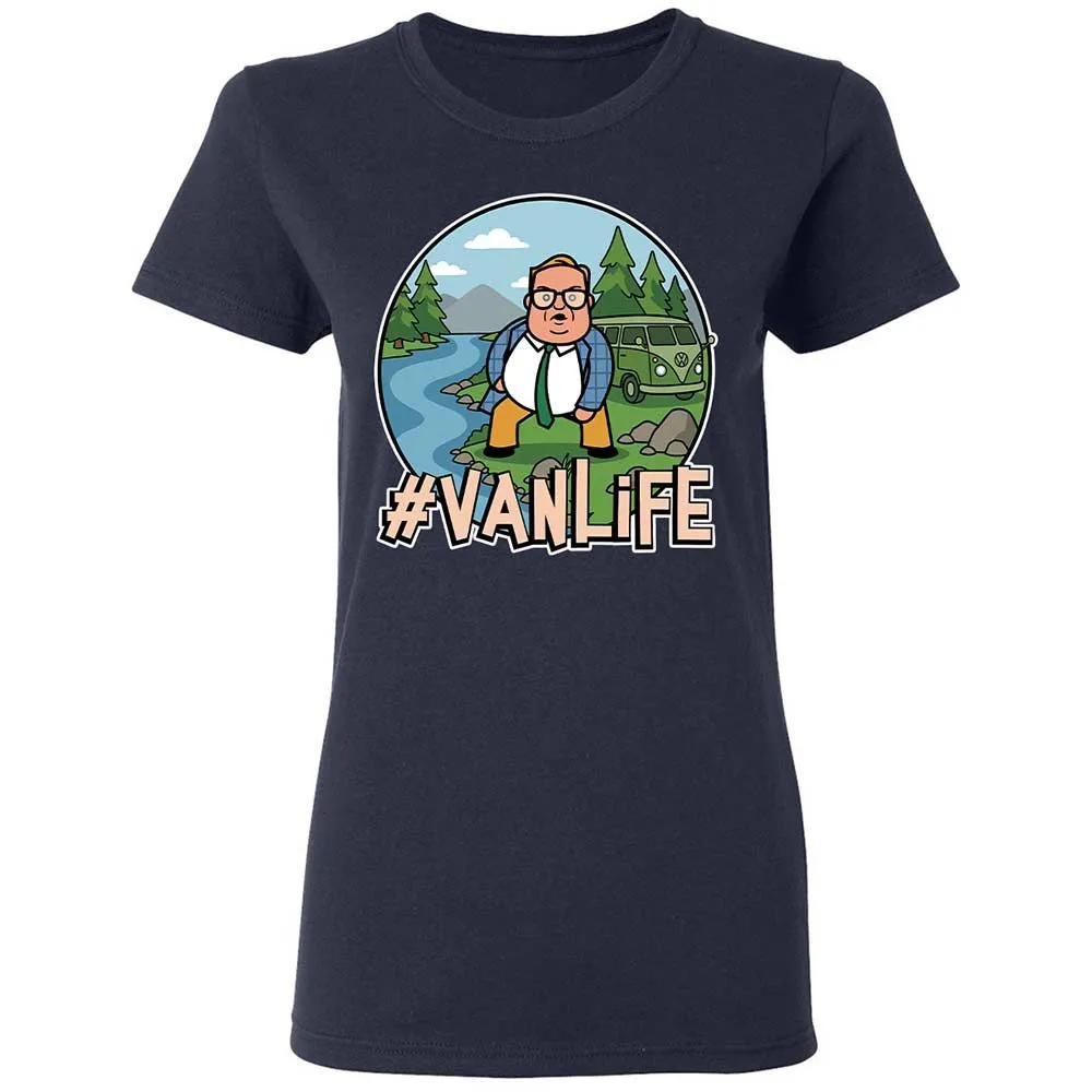 Vanlife living in a van down by the river - Navy - 2