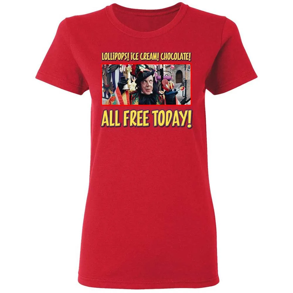 Women's T-Shirt - Y66N3GXS - Red - 9