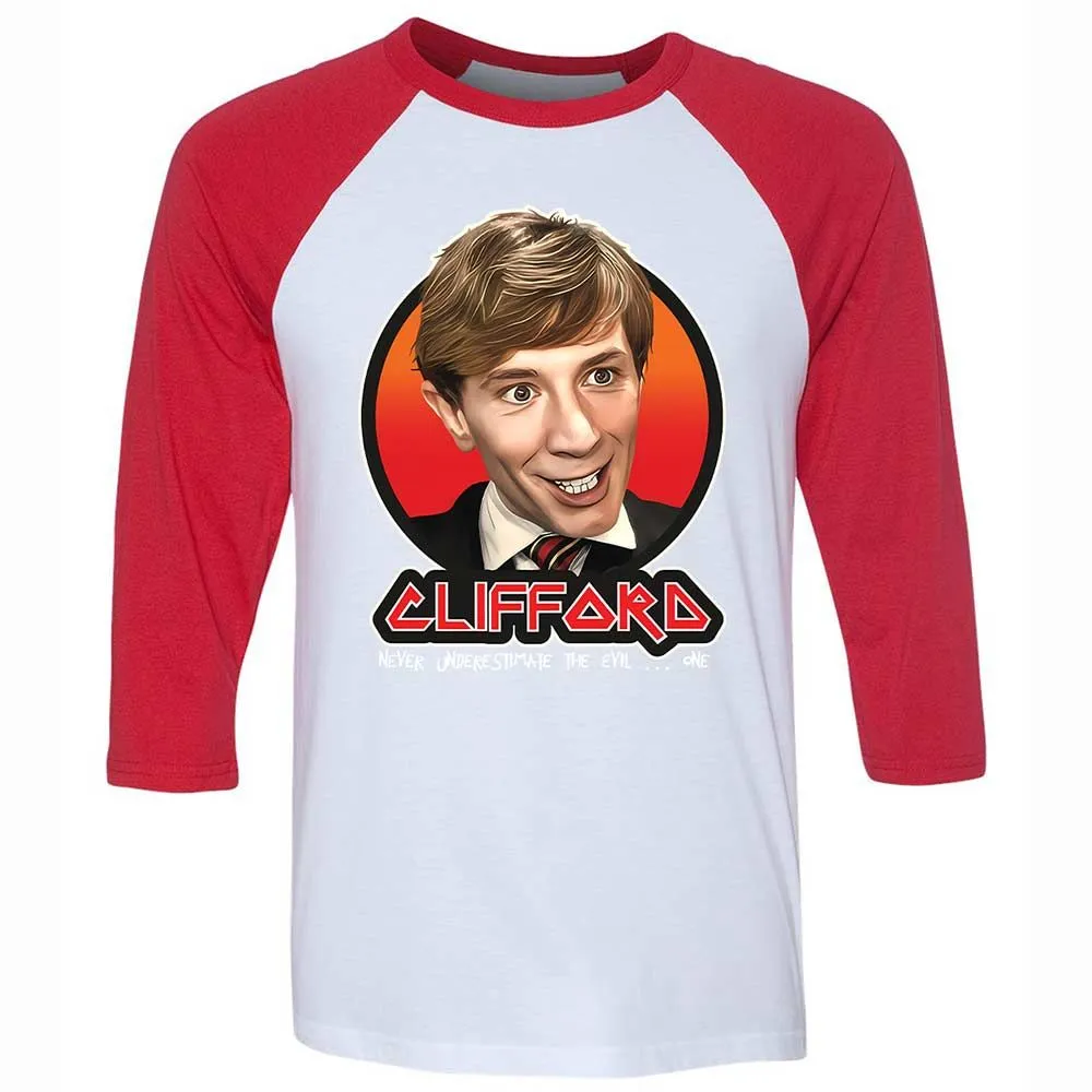 Unisex 3/4 Baseball Tee - B9CBXVP3 - White/Red - 9