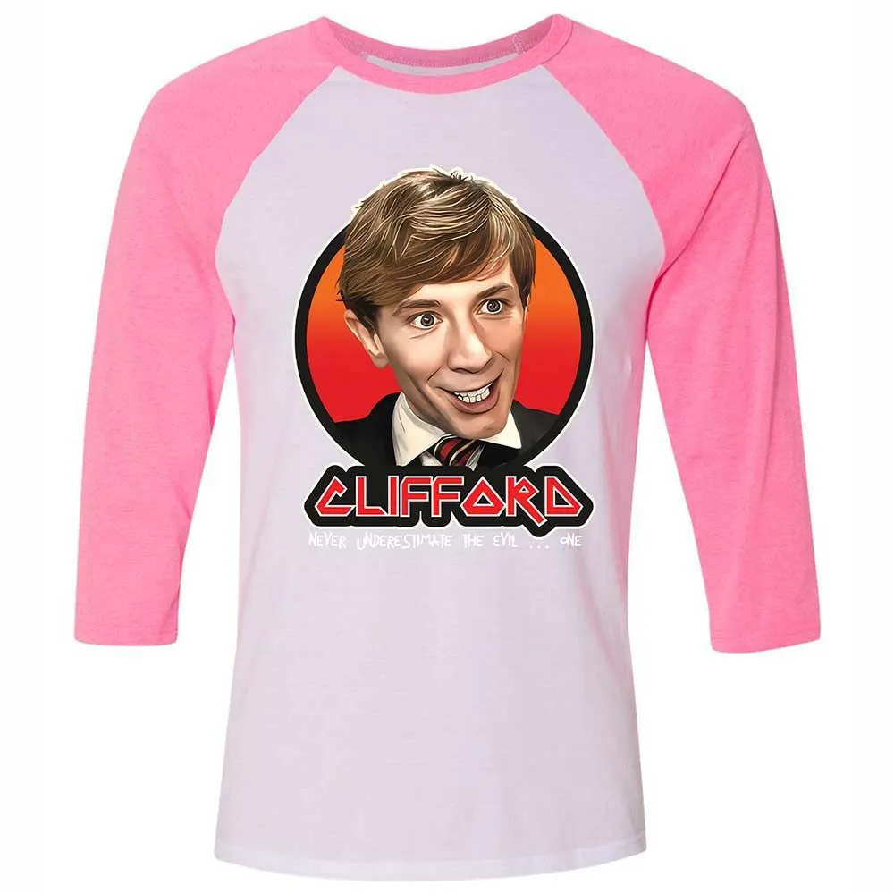 Unisex 3/4 Baseball Tee - B9CBXVP3 - White/Neon Pink - 12