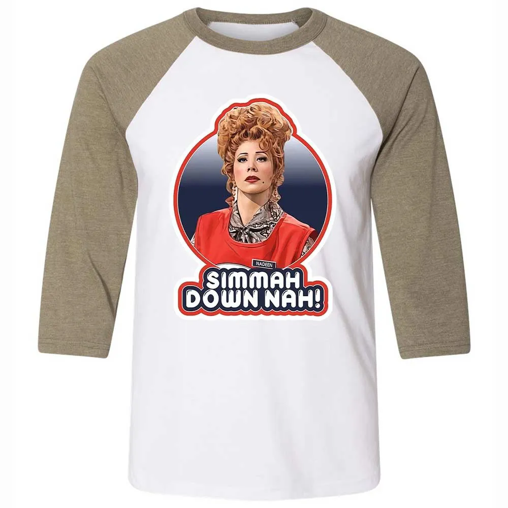 Simmah down nah! - White/Heather Olive - 4