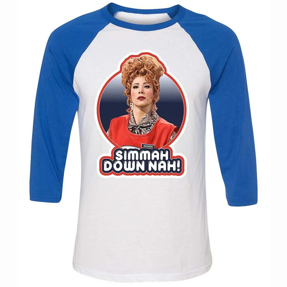 Simmah down nah! - White/True Royal - 10