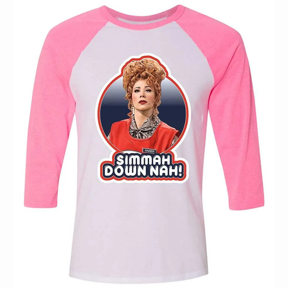 Simmah down nah! - White/Neon Pink - 12