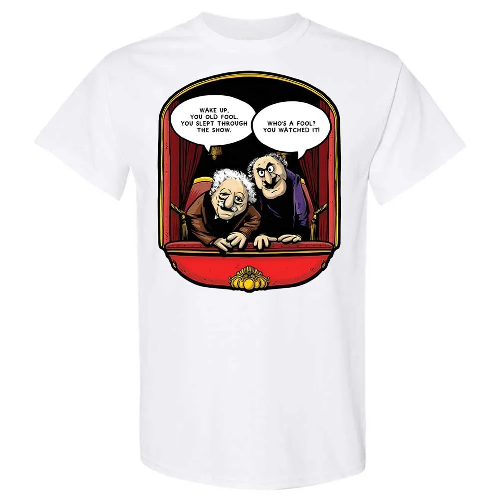 Statler and Waldorf (Wake Up) - White - 1