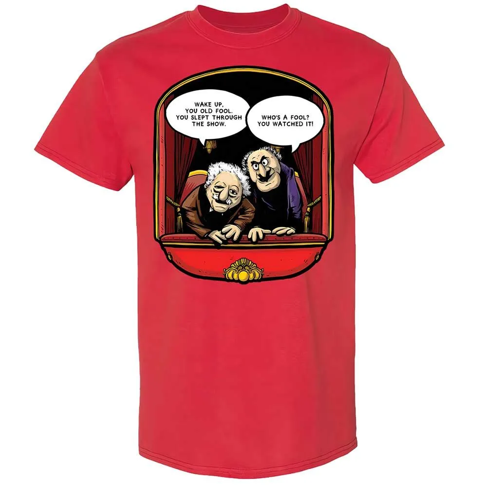 Statler and Waldorf (Wake Up) - Red - 8