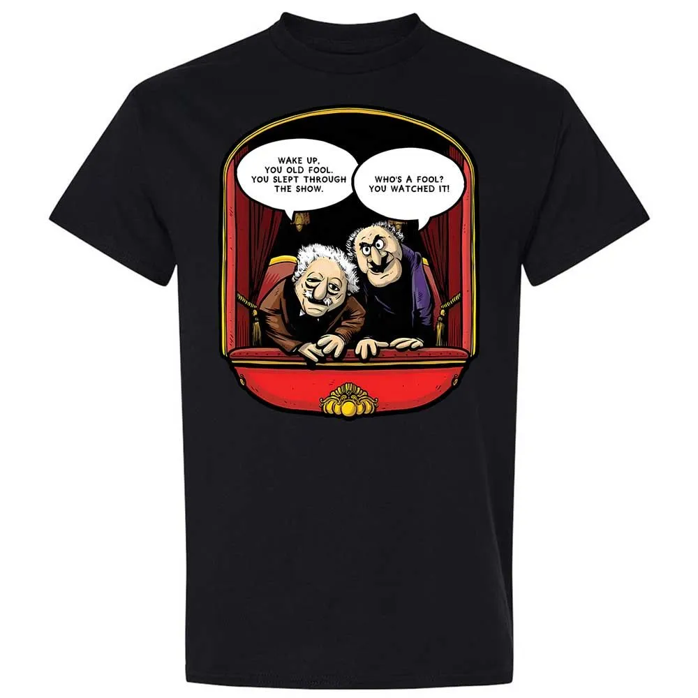 Statler and Waldorf (Wake Up) - Black - 15