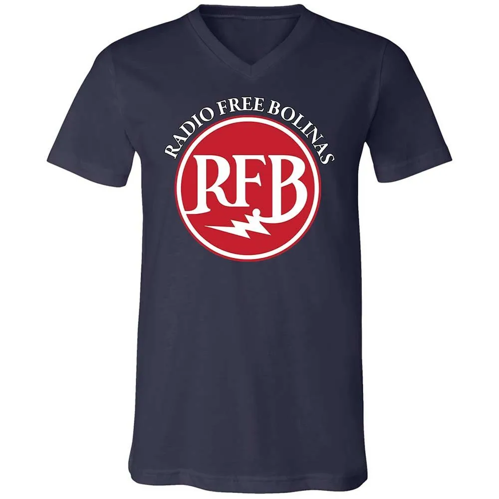 Unisex V-Neck T-Shirt - U986ARA4 - Navy - 2