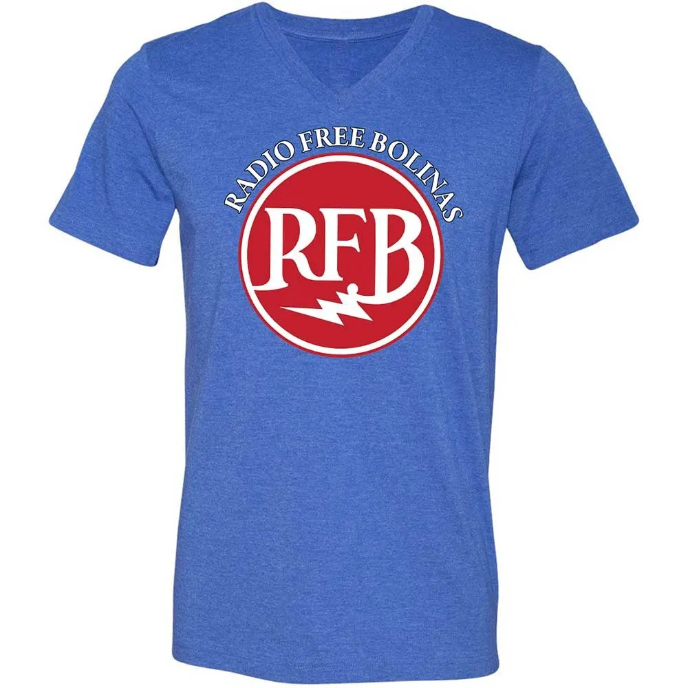 Unisex V-Neck T-Shirt - U986ARA4 - Heather True Royal - 5