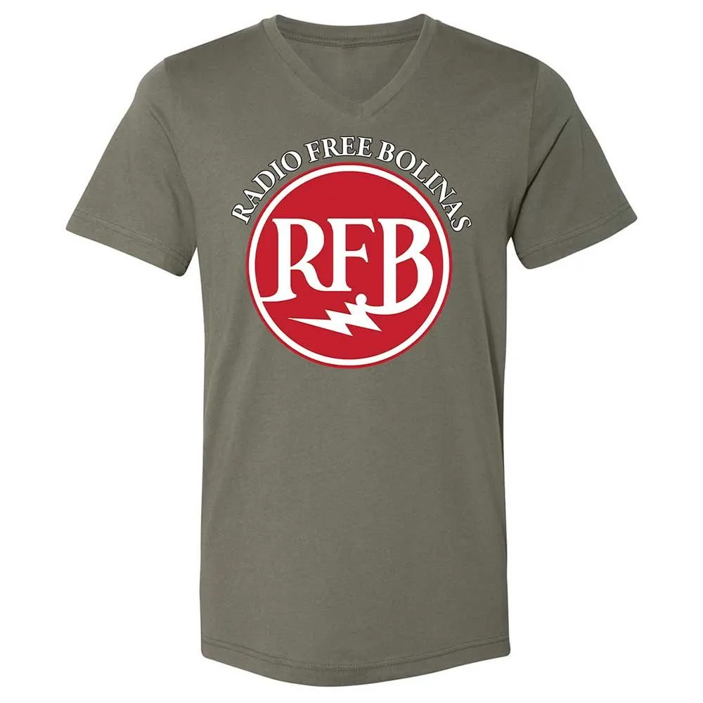 Unisex V-Neck T-Shirt - U986ARA4 - Military Green - 11