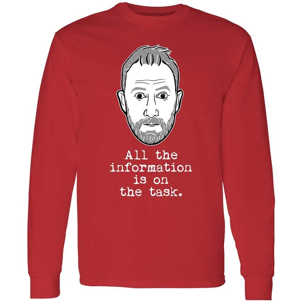 All the information is on the task - Red - 11