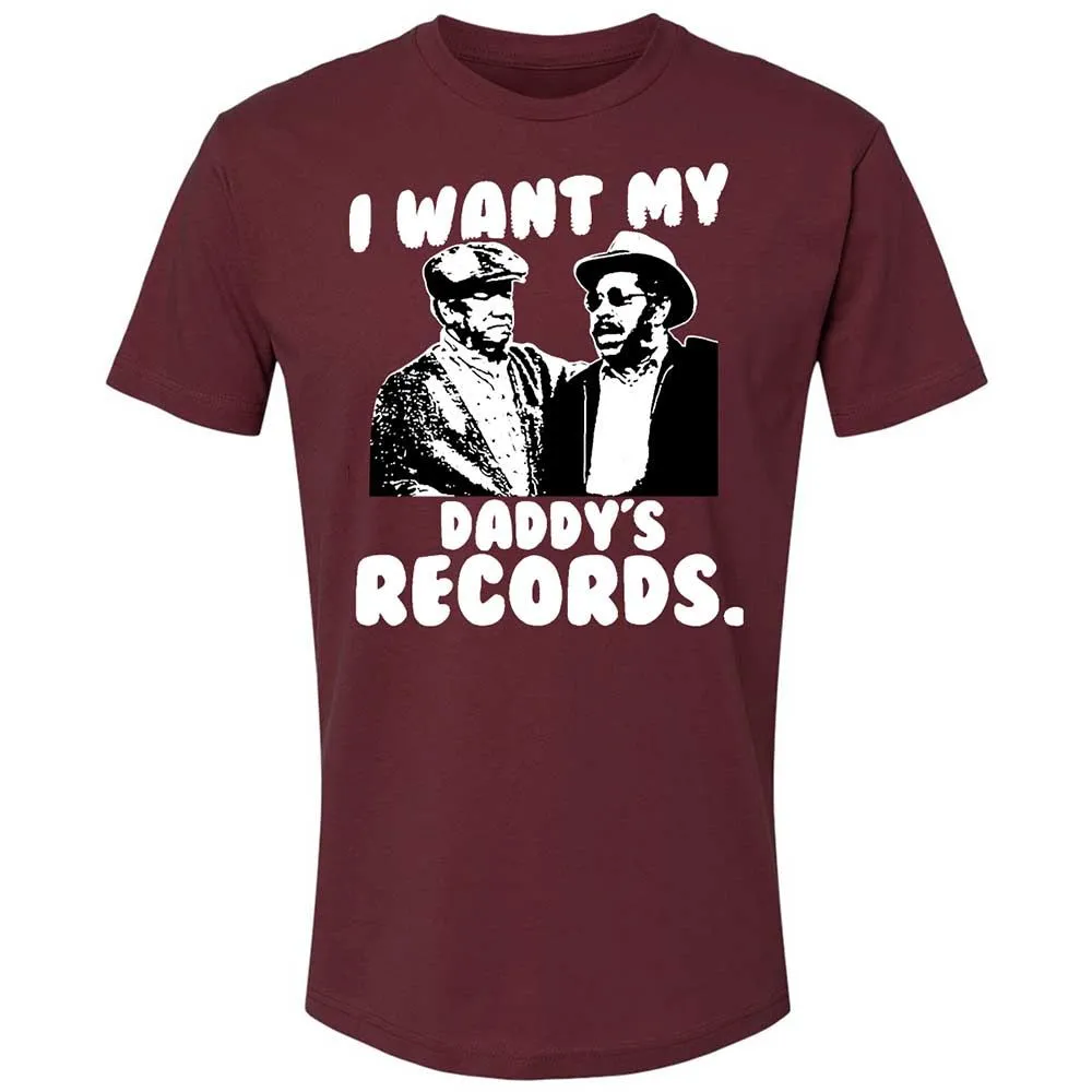 I Want My Daddy's Records - Maroon - 10