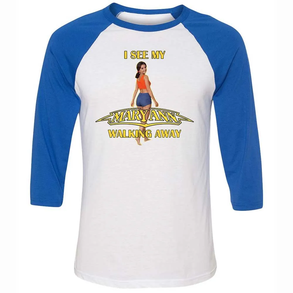 Unisex 3/4 Baseball Tee - 7FTN11ZV - White/True Royal - 10