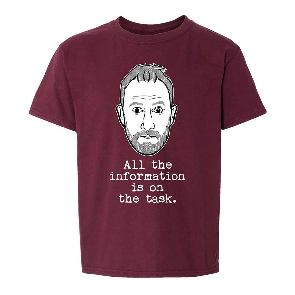 All the information is on the task - Maroon - 14