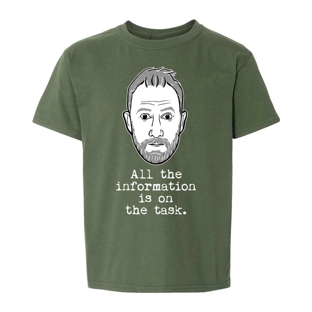All the information is on the task - Military Green - 19