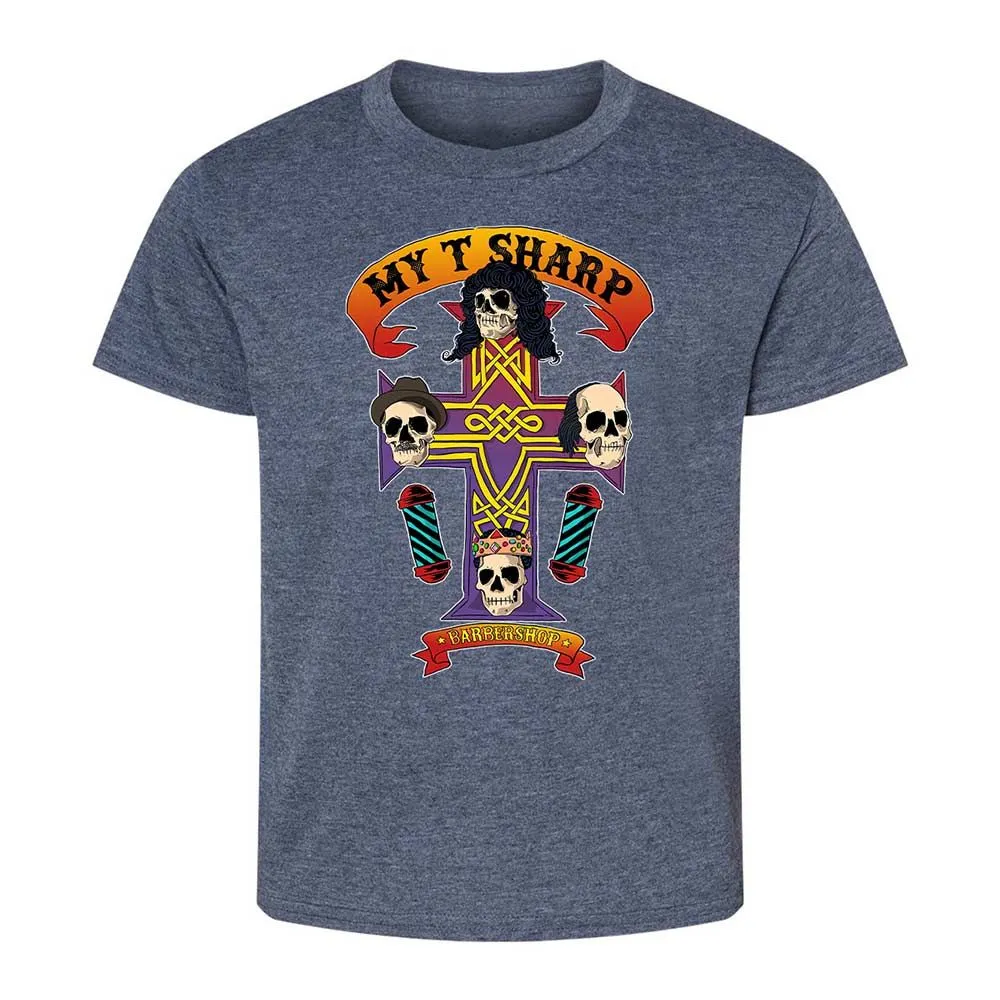My-T-Sharp Barbershop - Heather Navy - 9