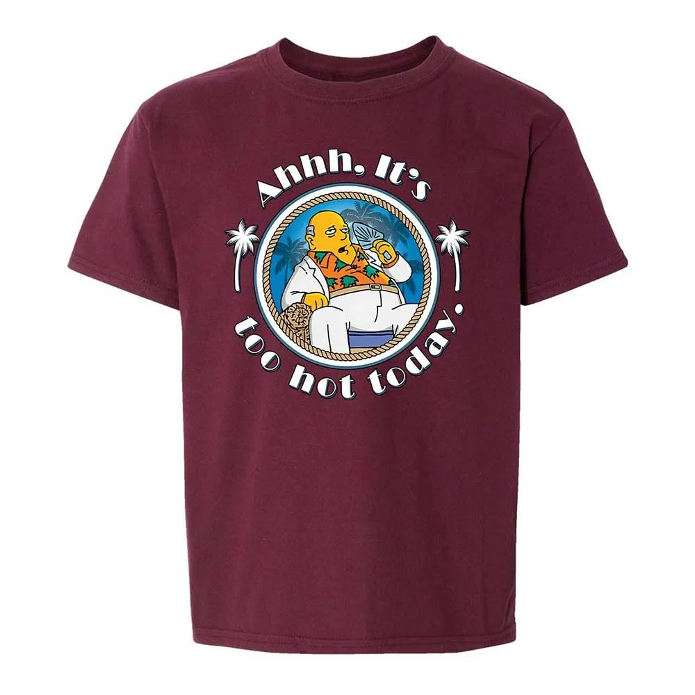 It's Too Hot Today - Maroon - 14