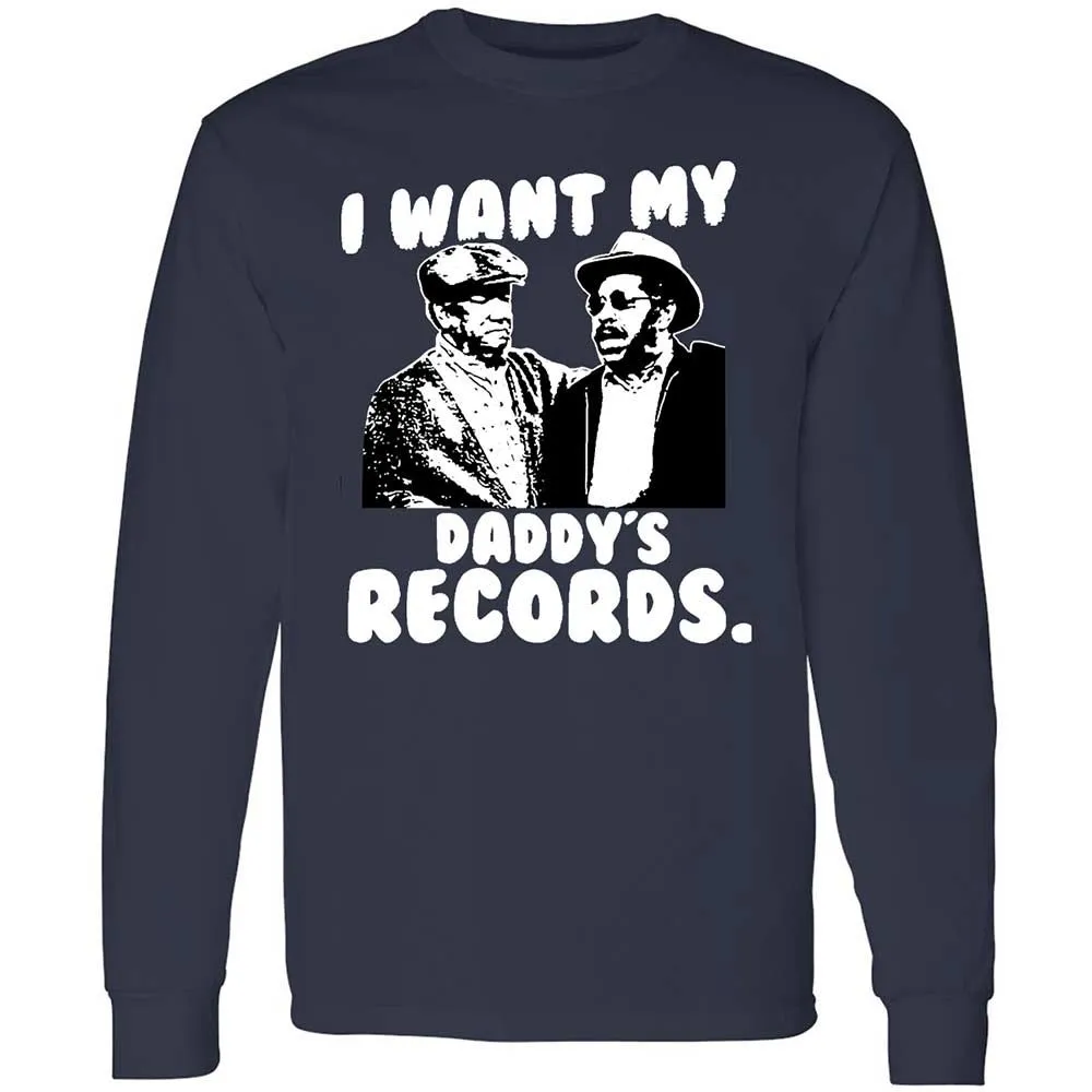 I Want My Daddy's Records - Navy - 2