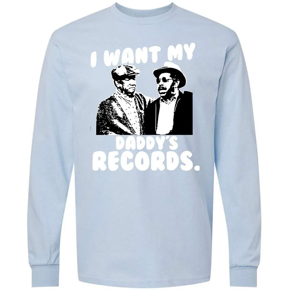 I Want My Daddy's Records - Light Blue - 18