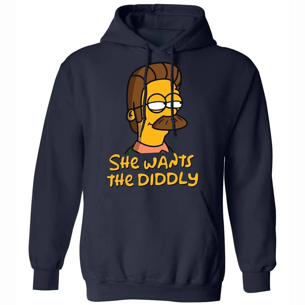 She Wants The Diddly - Navy - 15