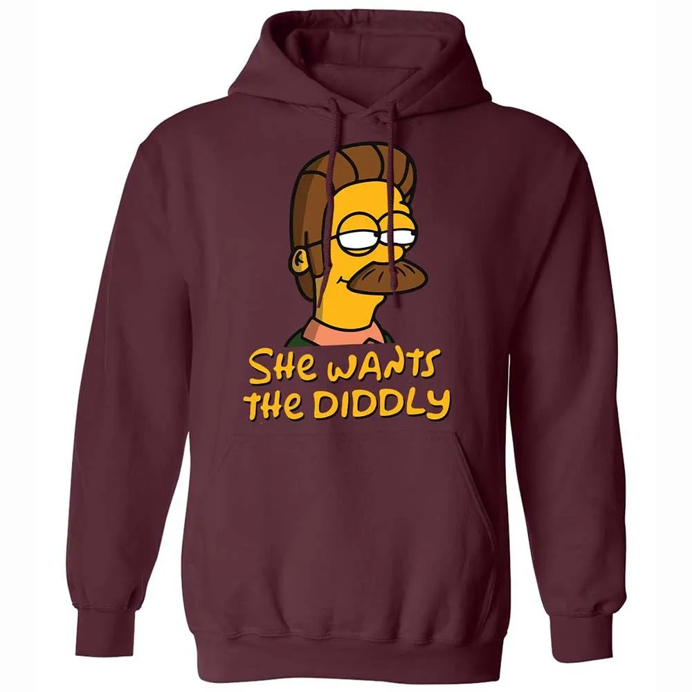 She Wants The Diddly - Maroon - 19