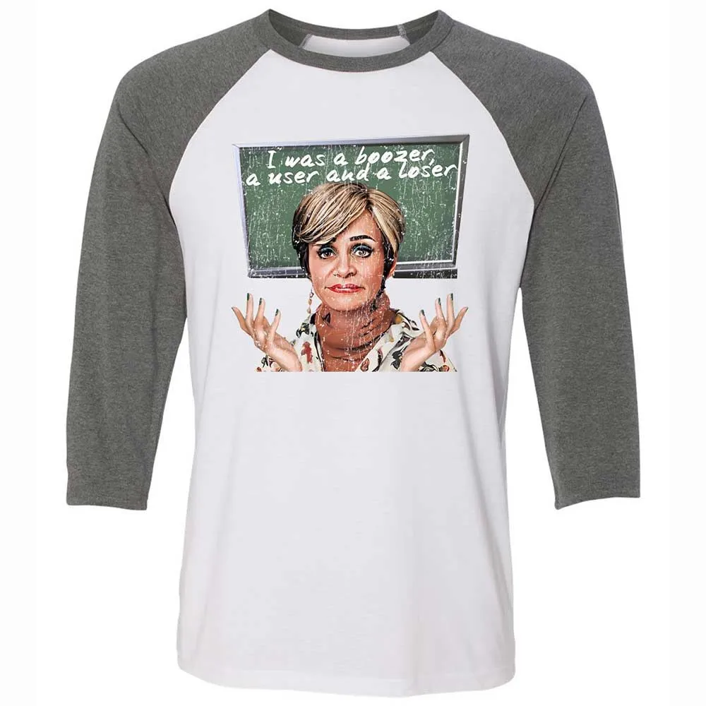 Unisex 3/4 Baseball Tee - X8Y7PK54 - White/Deep Heather - 11