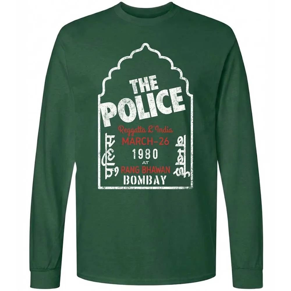 Long Sleeve T-Shirt - VSK9RYXB - Forest Green - 4