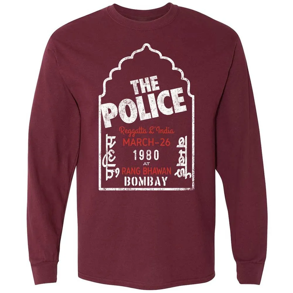 Long Sleeve T-Shirt - VSK9RYXB - Maroon - 6